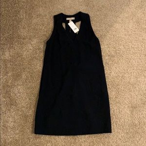 NWT Banana Republic shift dress, Sz 2P black